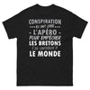 T-shirt Bretagne noir - L'apéro pour les freiner !