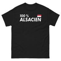 Thumbnail for T-shirt Alsace noir - Fierté Alsacienne en design sobre