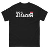T-shirt Alsace noir - Fierté Alsacienne en design sobre