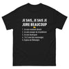 T-shirt Auvergne noir - L'Auvergnat incorrigible