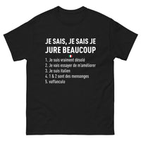 Thumbnail for T-shirt Italie noir - Je suis Italien et fier !