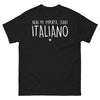 T-shirt Italie noir - Non Mi Importa Sono Italiano