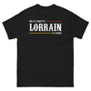 T-shirt Lorraine noir - Qui s'y frotte, s'y pique