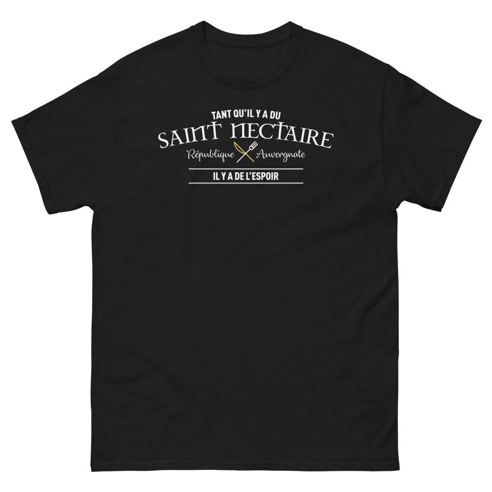 T-shirt Auvergne noir - Espoir et Saint-Nectaire