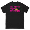 T-shirt Aveyron noir - Les reines naissent en Aveyron