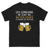T-shirt Lorraine noir - Les Lorrains ne sont pas alcooliques