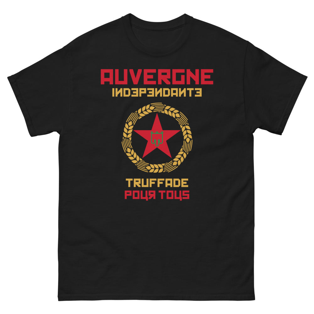 T-shirt Auvergne noir - Truffade pour tous !