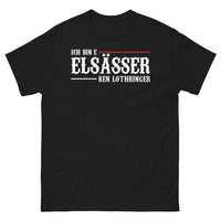 Thumbnail for T-shirt Alsacien noir - Je suis un Alsacien ken Lothringer