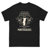 T-shirt Portugal noir - Les meilleures sont portugaises
