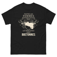 Thumbnail for T-shirt Bretagne noir - Les meilleures sont bretonnes