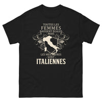 Thumbnail for T-shirt Italie noir - Toutes les femmes naissent égales