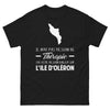 T-shirt Oléronais noir - Je n'ai pas besoin de thérapie