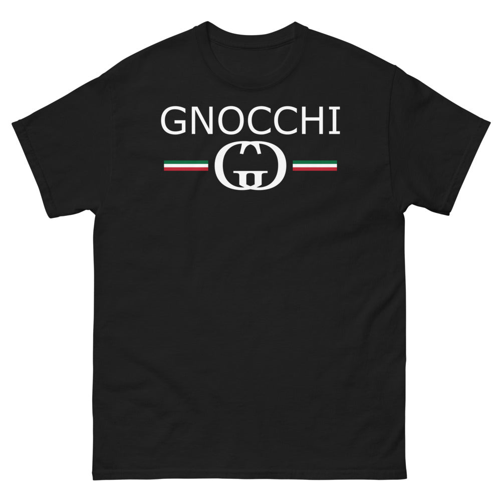 Maglietta Italia nera - Gnocchi Amore, un omaggio culinario