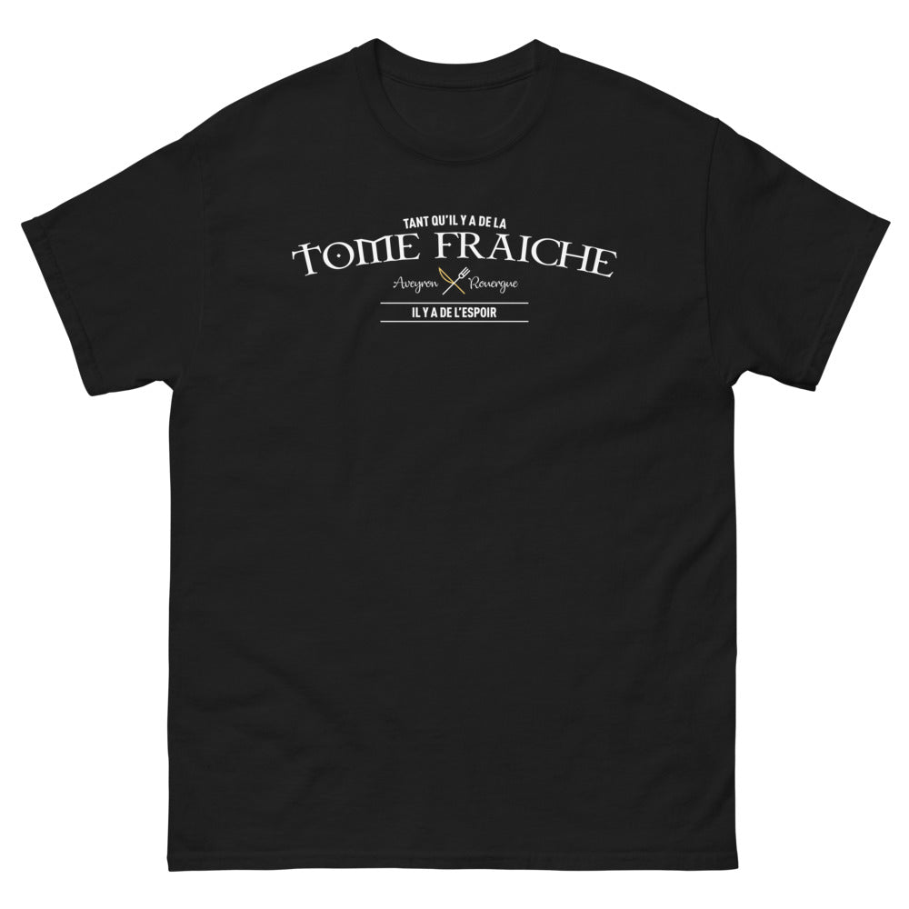 T-shirt Aveyron noir - Tant qu'il y a de la Tome fraîche