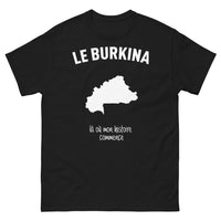 Thumbnail for T-shirt Burkina Faso noir - Là où Mon Histoire Commence