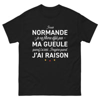 Thumbnail for T-shirt Normande noir - Je ne me tais pas quand j'ai tort