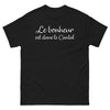 T-shirt Cantal noir - Le bonheur est dans le Cantal