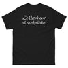 T-shirt Ardèche noir - Le bonheur est en Ardèche