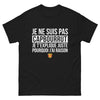 T-shirt Marine - Je ne suis pas capbourrut, j'explique juste pourquoi j'ai raison face
