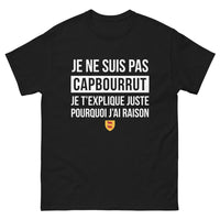 Thumbnail for T-shirt régional noir - Je ne suis pas capbourrut