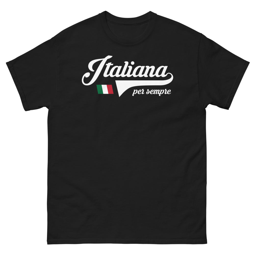 T-shirt Italie noir - Italiana Per Sempre design sombre