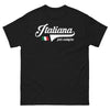 T-shirt Italie noir - Italiana Per Sempre design sombre