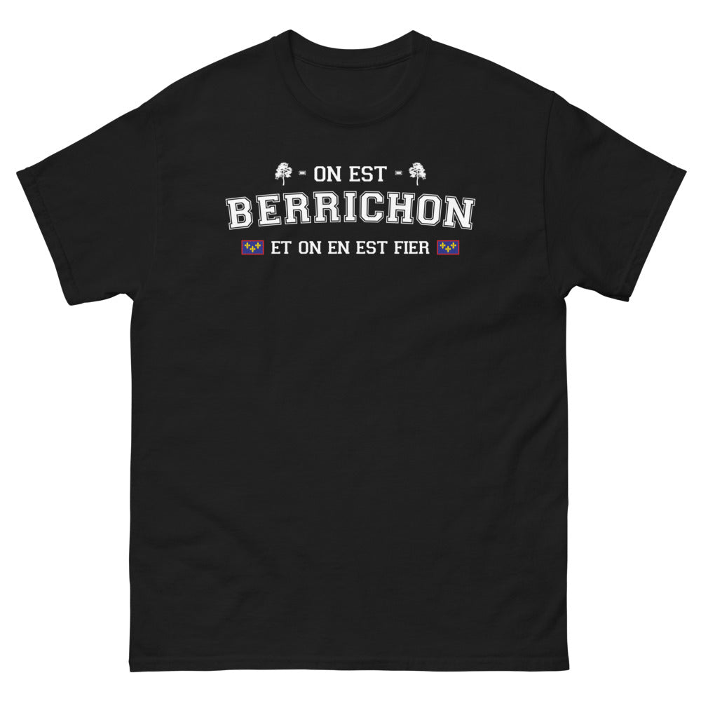 T-shirt Berry noir - On est Berrichon et on en est fier
