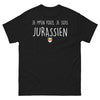 T-shirt Jura noir - Je m'en fous, je suis jurassien