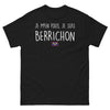 T-shirt Berry noir - Je m'en fous, je suis berrichon