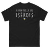 T-shirt Isère noir - Je m'en fous, je suis Isérois