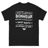 T-shirt Saint-Barth noir - L'argent n'achète pas le bonheur, mais ça aide