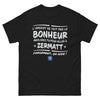 T-shirt Zermatt noir - L'argent ne fait pas le bonheur