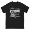 T-shirt Corrèze noir - L'argent ne fait pas le bonheur