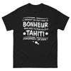 T-shirt Tahiti noir - L'argent ne fait pas le bonheur