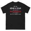 T-shirt Mayenne noir - Et le 8ème jour, Dieu créa les Mayennais