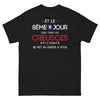 T-shirt Creuse noir - Et le 8ème jour, Dieu créa les Creusois