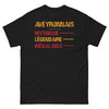 T-shirt Aveyron noir - Aveyronnais légendaire et inégalable