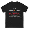 T-shirt Normandie noir - Et le 8ème jour, Dieu créa les Normands