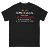 T-shirt Normand noir - Et le 8ème jour, Dieu créa les Normands