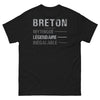 T-shirt Bretagne noir - hommage aux légendes bretonnes