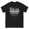 T-shirt Suisse noir - Création divine et malice humoristique