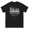 T-shirt Aveyron noir - Et le diable se mit au garde-à-vous
