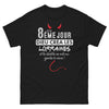 T-shirt Lorraine noir - Au 8ème jour, Dieu créa les Lorrains