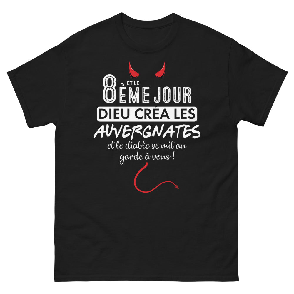T-shirt Auvergne noir - Et le Diable se mit au garde-à-vous
