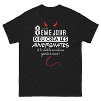 Thumbnail for T-shirt Auvergne noir - Et le Diable se mit au garde-à-vous