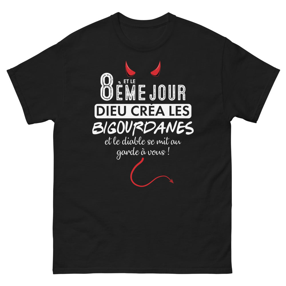 T-shirt Bigourdan noir - Dieu créa les Bigourdanes