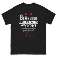 Thumbnail for T-shirt Ariège noir - La Création en Sombre