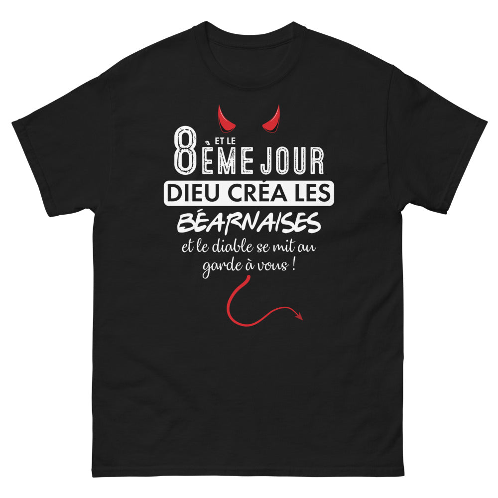 T-shirt Béarnais noir - Le Diable se met au garde-à-vous