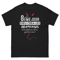 Thumbnail for T-shirt Béarnais noir - Le Diable se met au garde-à-vous