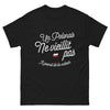 T-shirt Pologne noir - Un Polonais prend de la valeur
